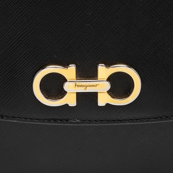 Salvatore Ferragamo Saffiano Sandrine Medium Shoulder Bag - Picture 8 of 15